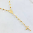 Rosario Cruz Cristo Virgen Milagrosa 6.9gr / 50cm / Oro Amarillo 18K ©