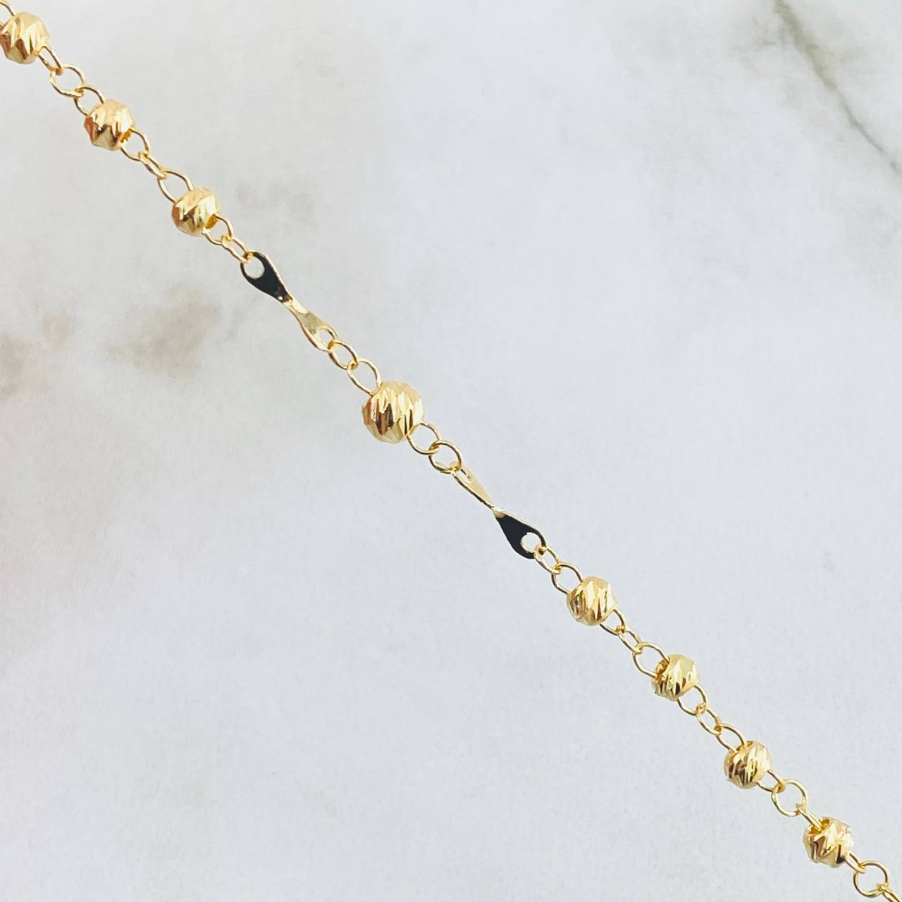 Rosario Virgen Milagrosa 6.55gr / 50cm / Oro Amarillo 18K *