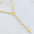 Rosario Cruz Virgen Milagrosa 8.35gr / 45cm / Oro Amarillo 18K