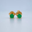 Topos Cuatro Garras 60 Pts Esmeralda 1 g / 4.6 mm Oro Amarillo 18K