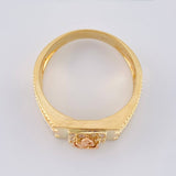 Anillo Ancla 7.35 g / T9 1/2 Dos Oros Amarillo Rosa 18K