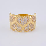 Anillo Rompe Corazones 6.1 g / T7 Oro Amarillo 18K