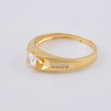 Anillo Solitario Intreccio 2.15 g / T6 3/4 Oro Amarillo 18K