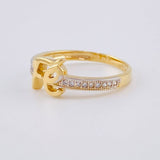 Anillo Fé 2.35 g / T6 1/4 Oro Amarillo 18K