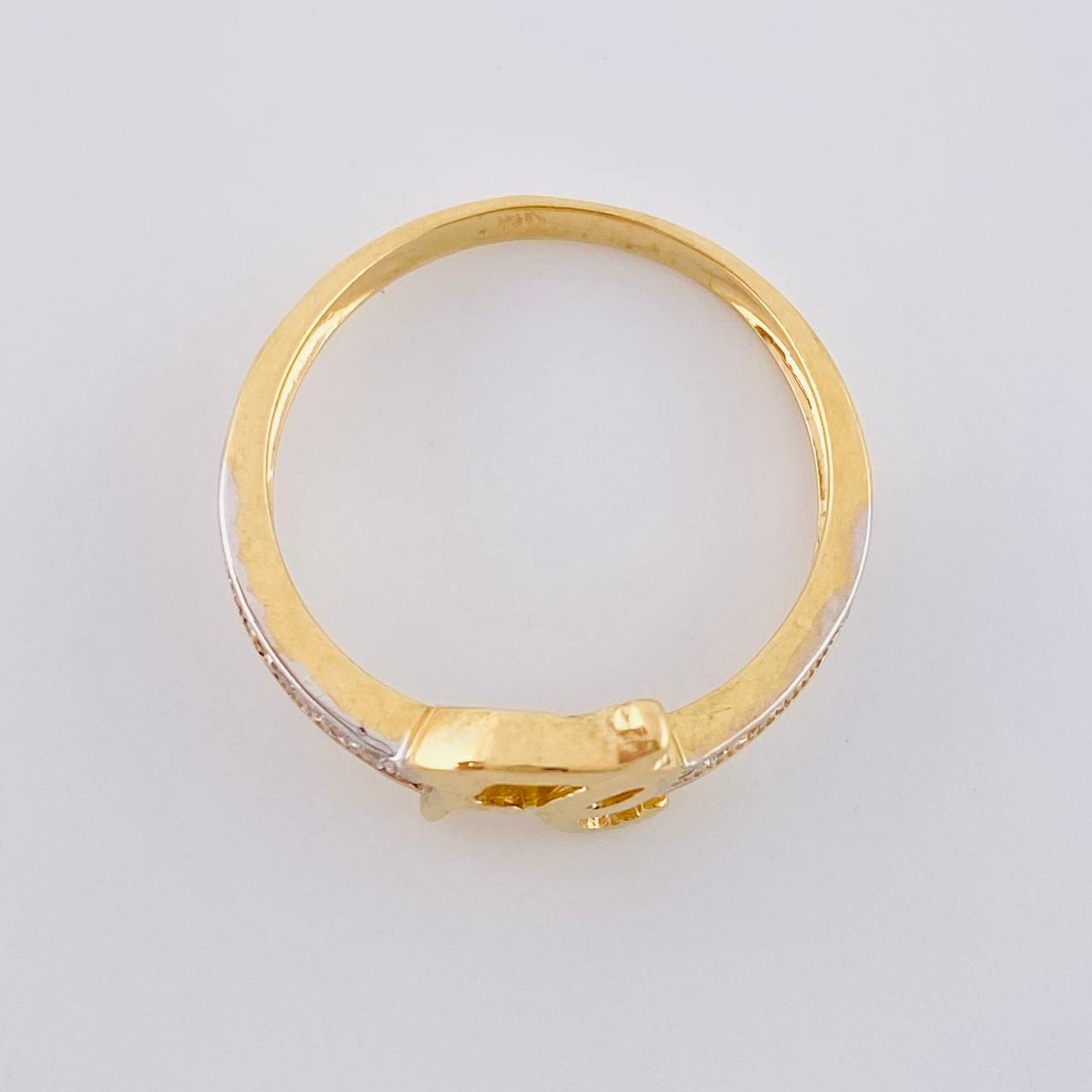 Anillo Fé 2.35 g / T6 1/4 Oro Amarillo 18K