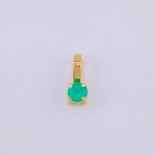 Dije Piedra 9Pts 0.2 g / 0.7 cm Oro Amarillo 18K
