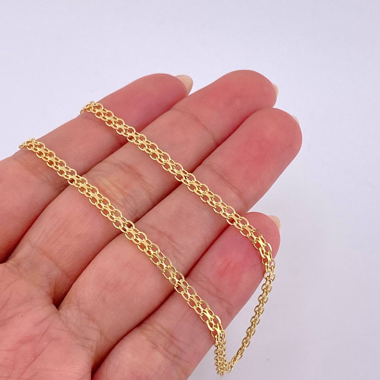Cadena China 6.5 g / 60 cm / 3.05 mm Oro Amarillo 18K