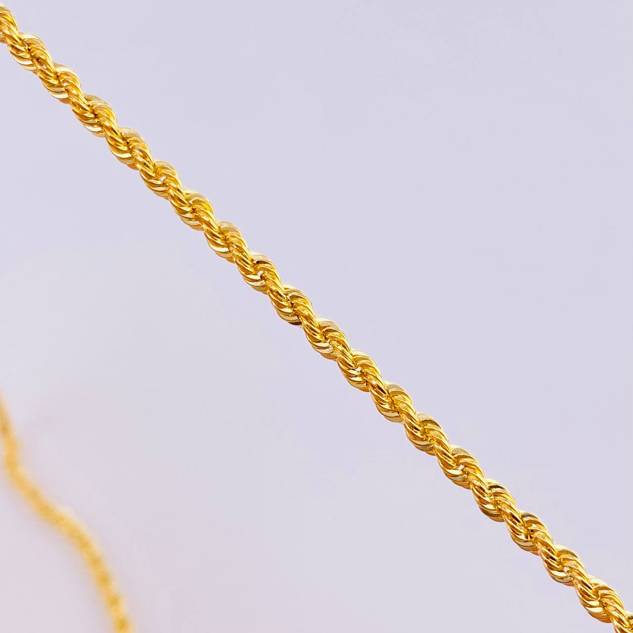 Cadena Lazo 3.95g / 60cm / 2.2mm Oro Amarillo 18K