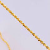 Cadena Lazo 3.95g / 60cm / 2.2mm Oro Amarillo 18K