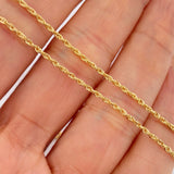 Set Cadena y Dije Lazo +  Libelula 1,45gr / Oro Amarillo &