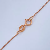 Set Cadena y Dije Veneciana + Virgen Milagrosa 1,65gr / Oro Rosa 18K &