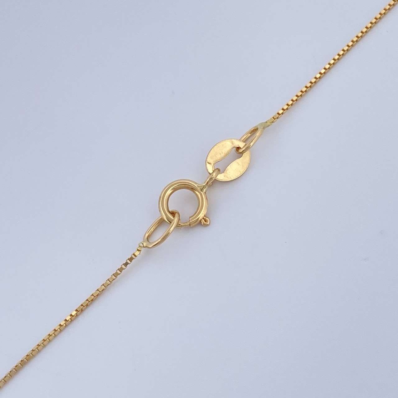 Set Cadena y Dije Veneciana + Corazon Nacarado 1,7gr / Oro Amarillo 18K &
