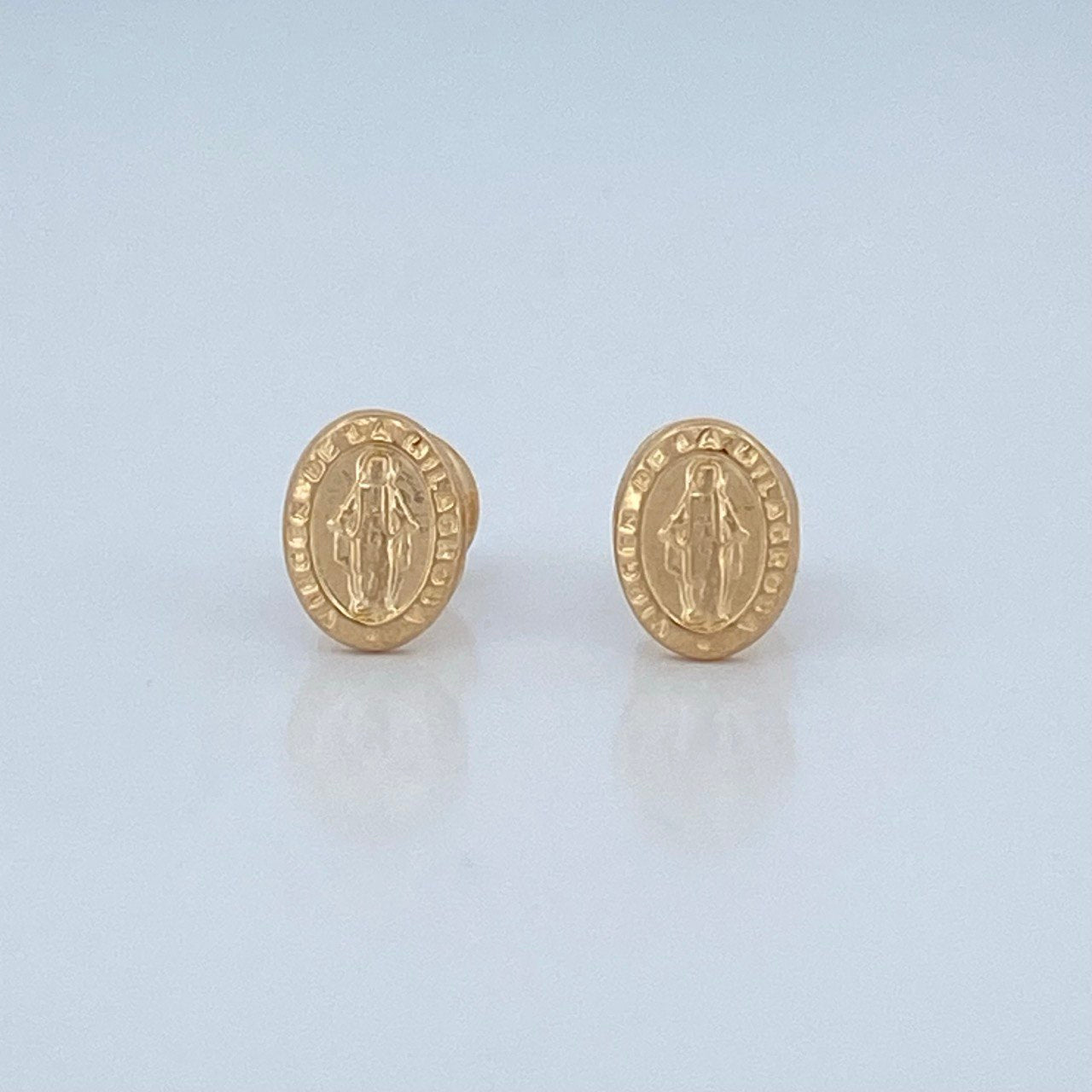 Topos Virgen Milagrosa 0.7gr / 8.1mm Oro Amarillo 18K %