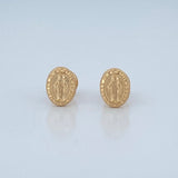 Topos Virgen Milagrosa 0.7gr / 8.1mm Oro Amarillo 18K %