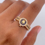 Anillo Correa Corona RX 3.5gr / T6 1/4 / Oro 18K &