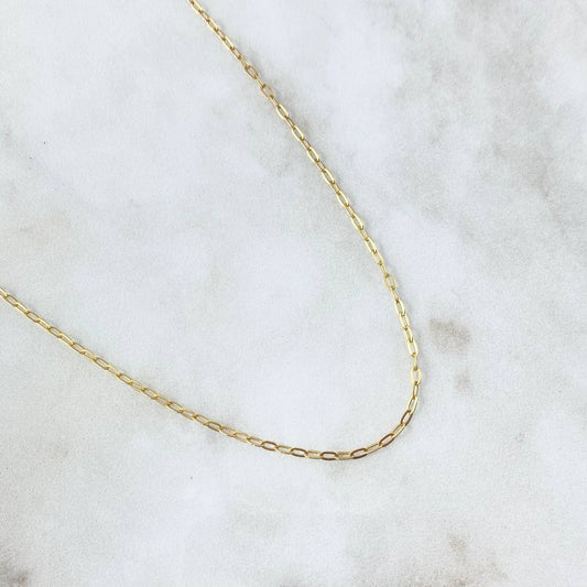 Cadena Aro Seguido 2.55gr / 50cm / 1.6mm Oro Amarillo 18K