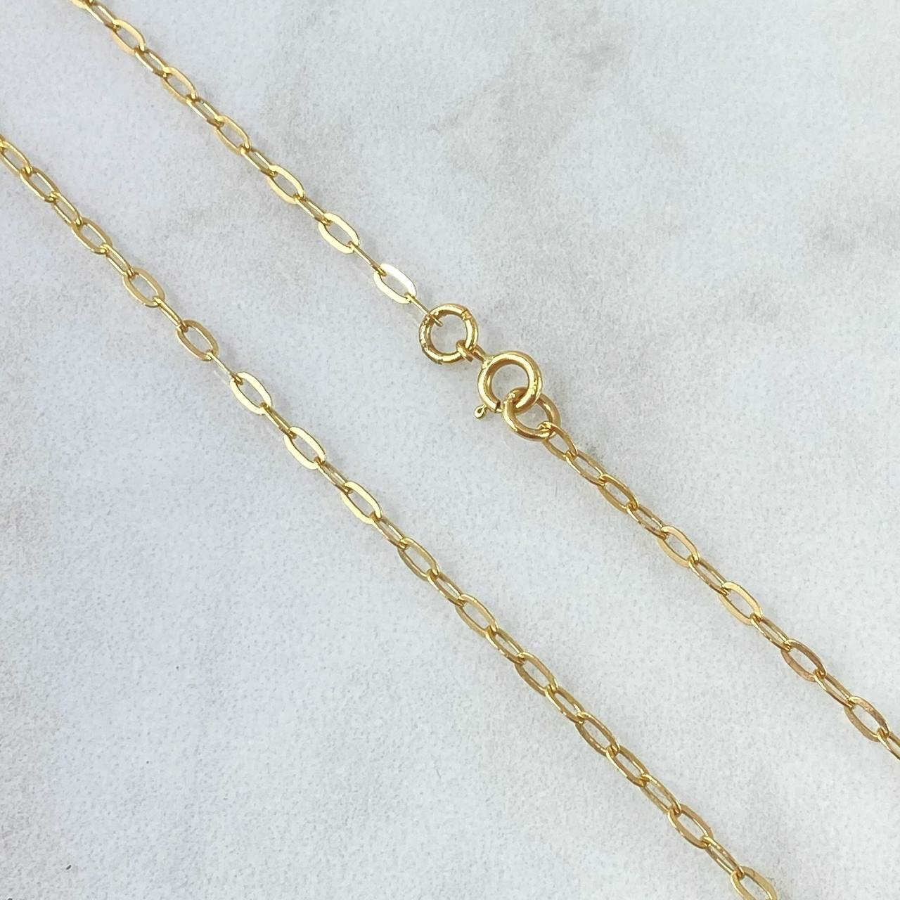 Cadena Aro Seguido 2.55gr / 50cm / 1.6mm Oro Amarillo 18K