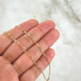Cadena Aro Seguido 2.55gr / 50cm / 1.6mm Oro Amarillo 18K