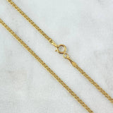 Cadena Garibaldi 1.45gr / 45cm / +3 Oro 18K *