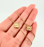 Cadena Aro Seguido Trebol 4.3gr / 50cm / 1.3mm Oro Amarillo 18K