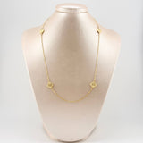 Cadena Aro Seguido Trebol 4.3gr / 50cm / 1.3mm Oro Amarillo 18K