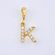 Dije Letra K 0.6gr / 1.5cm / Oro Amarillo 18K *