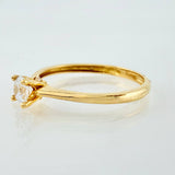 Anillo Solitario 1.55gr / T6 / Oro Amarillo 18K *
