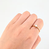 Anillo Solitario 1.55gr / T6 / Oro Amarillo 18K *