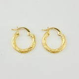 Candongas Sofi 0.9gr / 1.5cm / Oro Amarillo 18K ©
