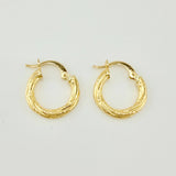 Candongas Sofi 1.4gr / 1.7cm / Oro Amarillo 18K