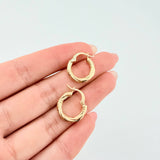 Candongas Sofi 1.4gr / 1.7cm / Oro Amarillo 18K