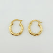Candongas Sofi 0.9gr / 1.5cm / Oro Amarillo 18K