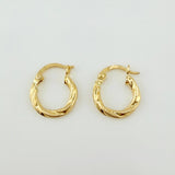 Candongas Sofi 0.9gr / 1.5cm / Oro Amarillo 18K