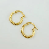 Candongas Sofi 0.9gr / 1.5cm / Oro Amarillo 18K