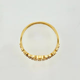 Anillo Corona Quinces 2.5gr / T6 1/2 / Oro Amarillo 18K