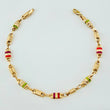 Pulso Rustico Barril 4.4gr / 21cm / 4.15mm Oro Amarillo 18K