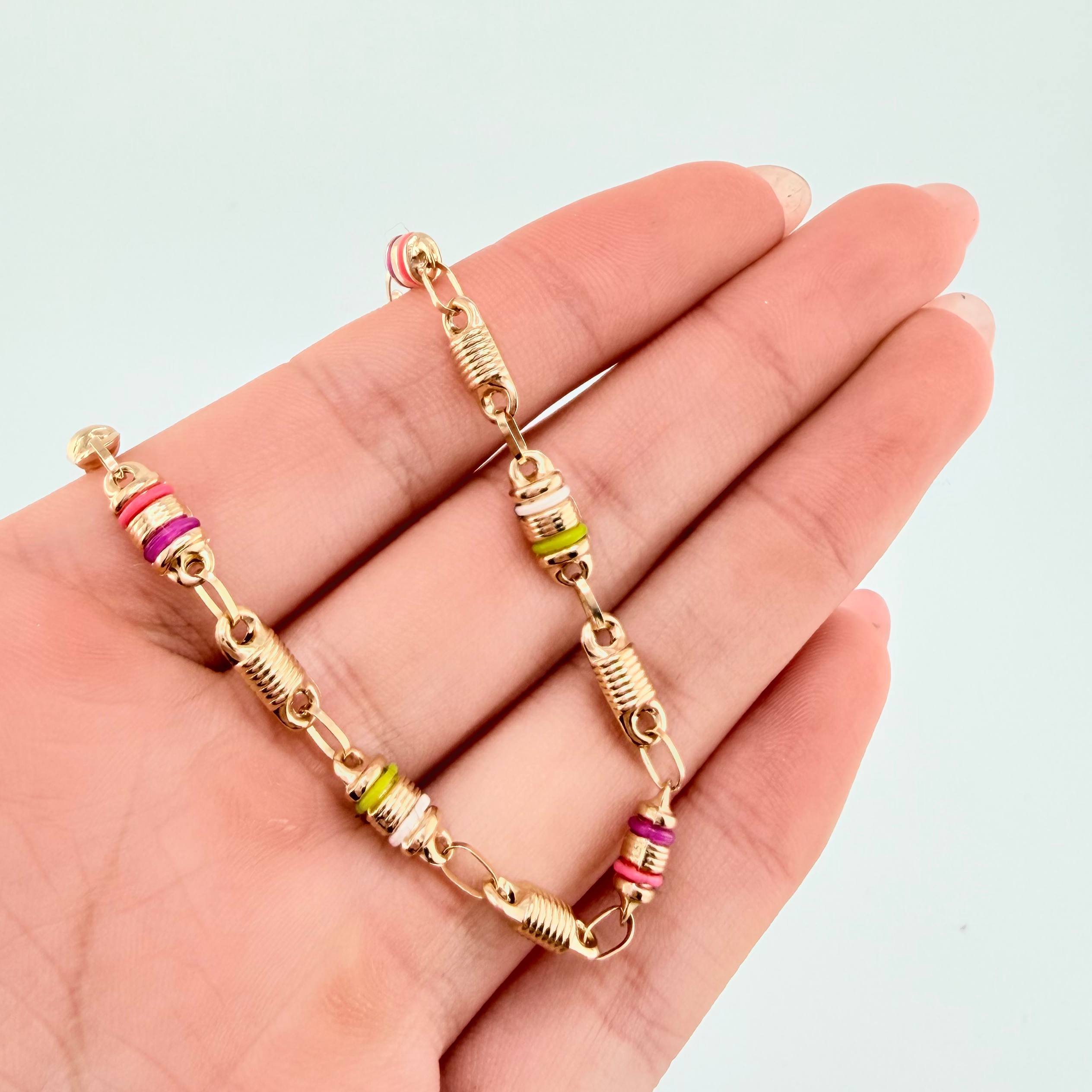 Pulso Rustico Barril 4.4gr / 21cm / 4.15mm Oro Amarillo 18K