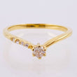 Anillo Solitario Fugaz 1.75gr / T5 1/2 / Oro Amarillo 18K