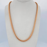 Cadena Franco 18gr / 60.5cm / +3 Oro 18K $