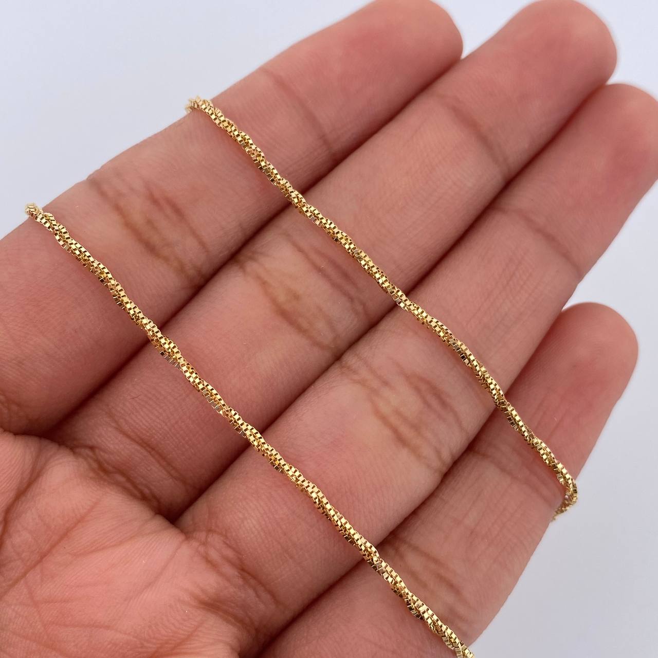 Cadena Veneciana 3.1gr / 44.8cm / +3 Oro 18K &