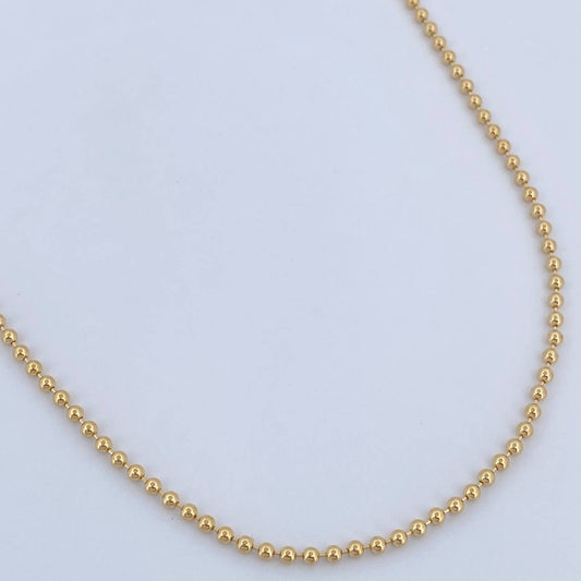 Cadena Militar 8.2gr / 50cm / +3 Oro 18K $