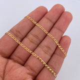 Cadena Espiga 1.9gr / 45.5cm / +3 Oro 18K &