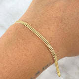 Pulso Sedusa 1.65gr / 20cm / 2.9mm Oro Amarillo +3 18K