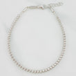Pulso Modulable Tipo militar 4g / 19.5cm - 18cm / 3mm Oro Blanco 18K