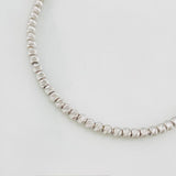 Pulso Modulable Tipo militar 4g / 19.5cm - 18cm / 3mm Oro Blanco 18K