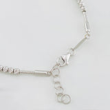 Pulso Modulable Tipo militar 4g / 19.5cm - 18cm / 3mm Oro Blanco 18K