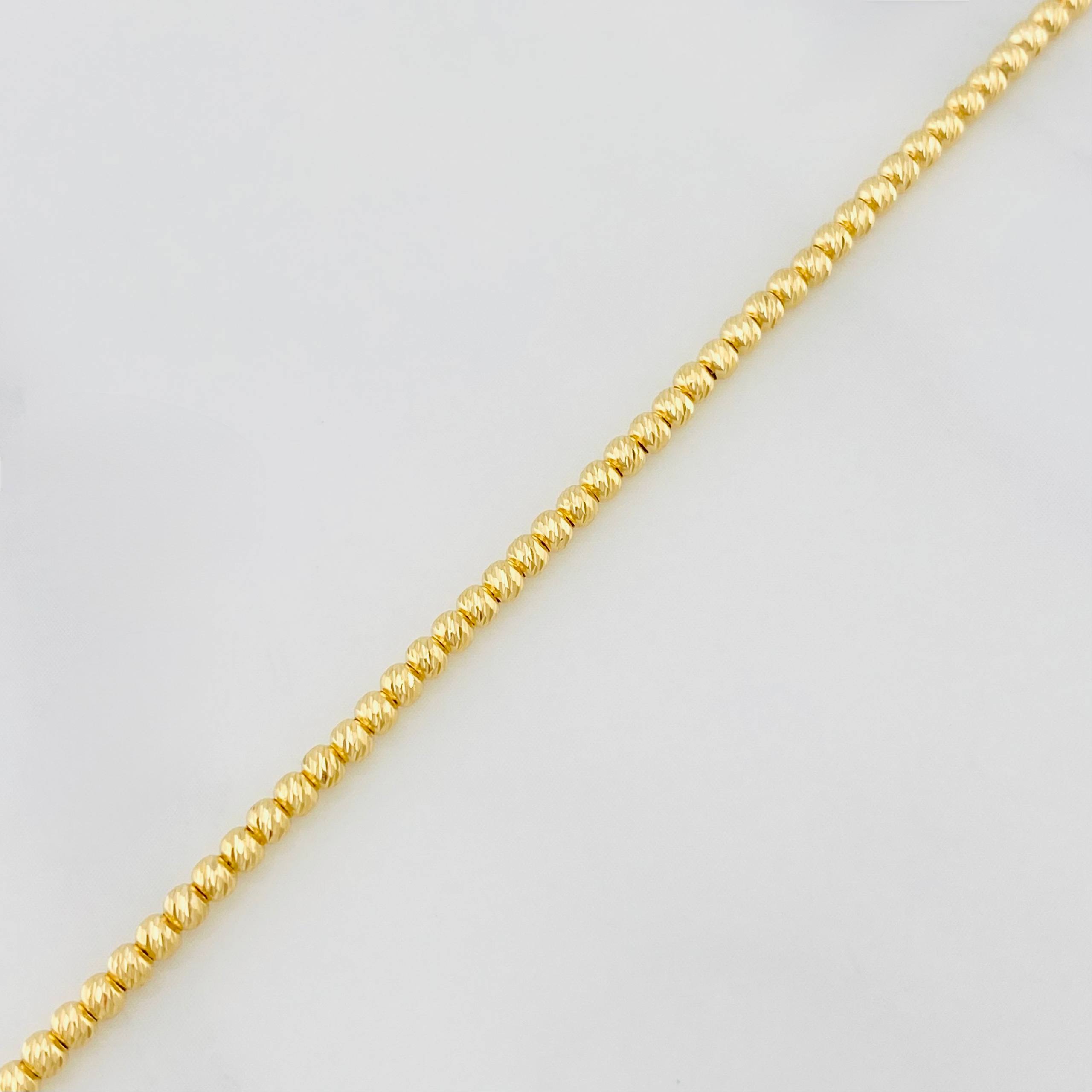 Pulso Modulable Tipo militar 3.75g / 20.5cm - 18cm / 2mm Oro Amarillo 18K