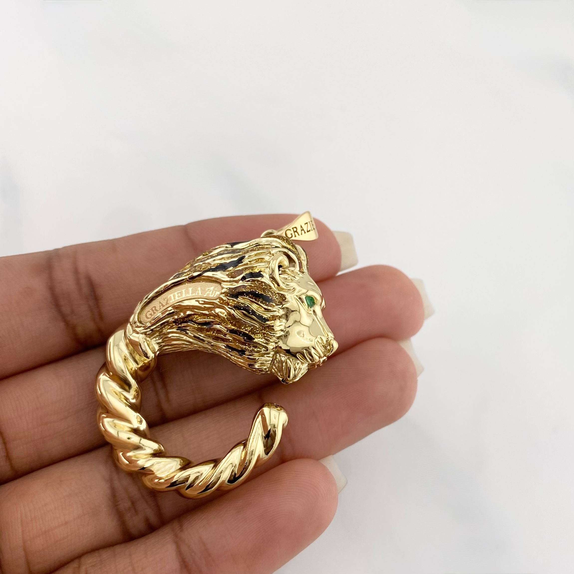 Dije León 2.9g / 5cm Oro Amarillo 18K