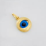 Dije Ojo truco 0.8g / 1.7cm Oro Amarillo 18K