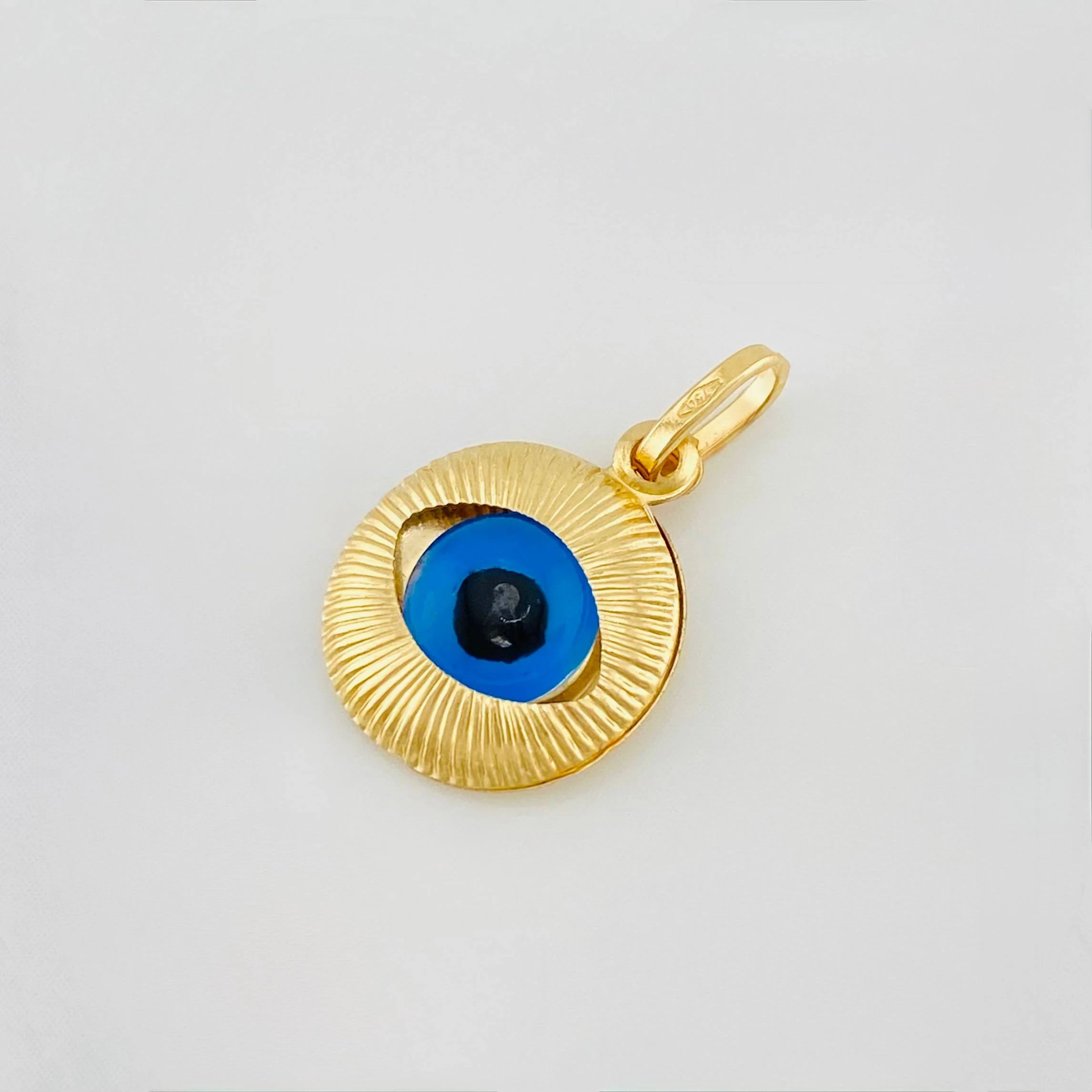 Dije Ojo turco 0.95g / 1.5cm Oro Amarillo 18K